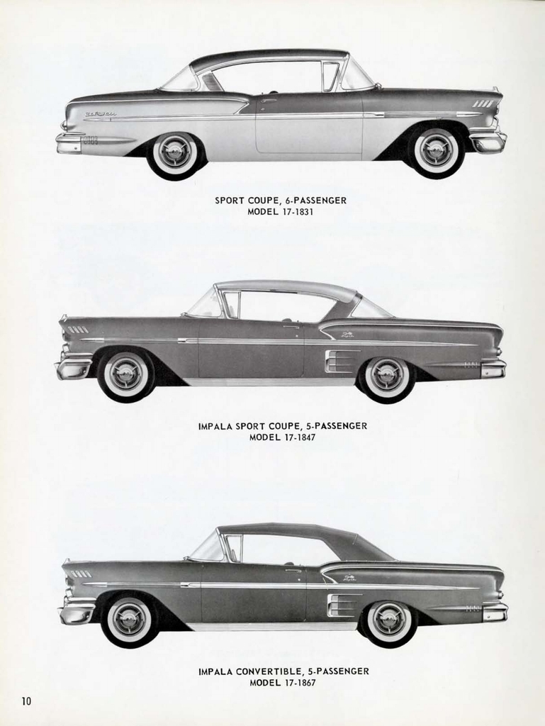 1958 Chevrolet Engineering Features Booklet Page 97
